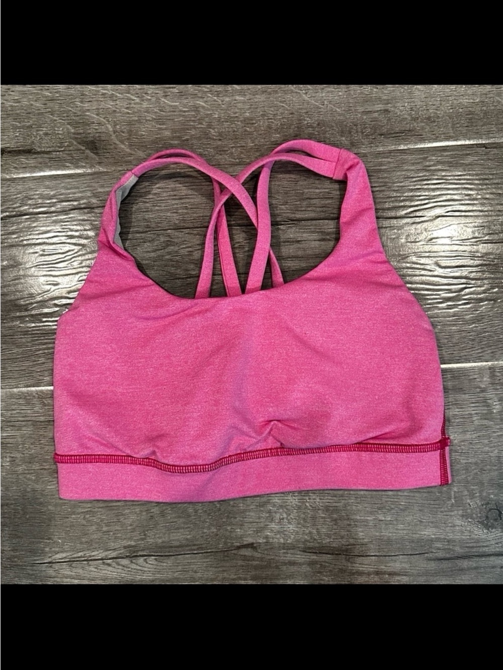 Lululemon Pink Strappy Sports Bra - Women's Activewear